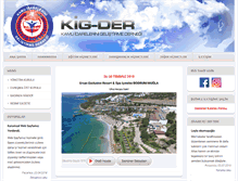 Tablet Screenshot of kigder.org.tr